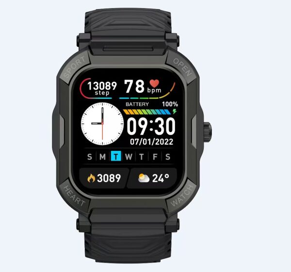 H30 Smartwatch with Vibrant Display, Bluetooth Calling, Heart Rate, Blood Oxygen, Sleep Monitoring, and Music Playback - 图片 3