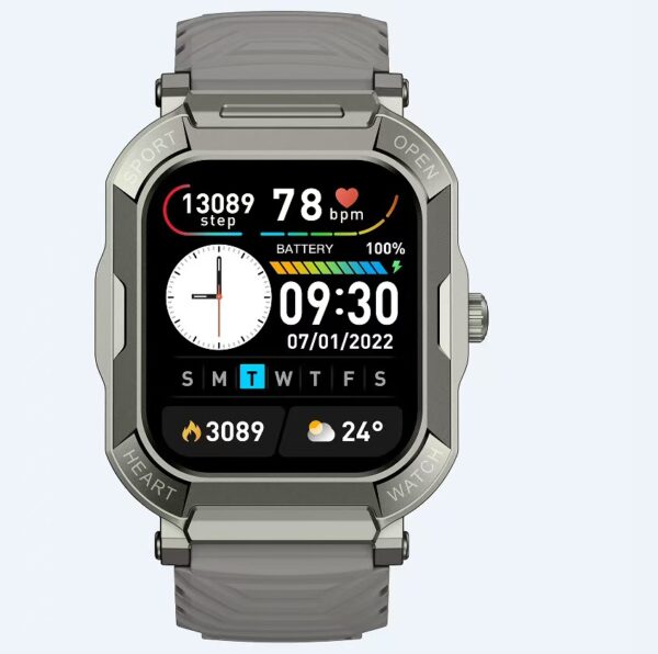 H30 Smartwatch with Vibrant Display, Bluetooth Calling, Heart Rate, Blood Oxygen, Sleep Monitoring, and Music Playback - 图片 4