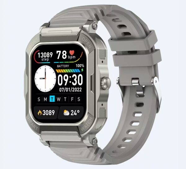 H30 Smartwatch with Vibrant Display, Bluetooth Calling, Heart Rate, Blood Oxygen, Sleep Monitoring, and Music Playback