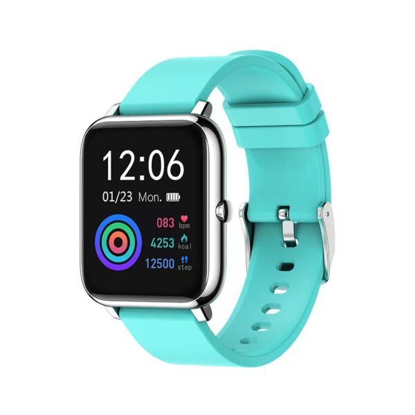 P22 Smart Band with 1.4 Inch Color Screen, Heart Rate and Blood Pressure Monitoring, Music Control, and Pedometer Fitness Tracker