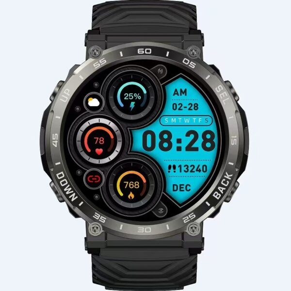 S56 Smartwatch with Blood Oxygen, Blood Pressure, Heart Rate Monitoring, Bluetooth Calling, and Sports Tracking Features. - 图片 3