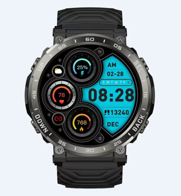 S56 Smartwatch with Blood Oxygen, Blood Pressure, Heart Rate Monitoring, Bluetooth Calling, and Sports Tracking Features. - 图片 6