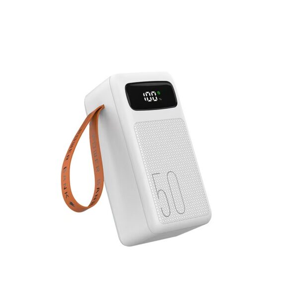 50,000mAh Portable Power Bank with Built-in Cable, Handheld Charging Solution for Travel, High-Capacity Mobile Power Supply – Customizable Logo - 图片 6