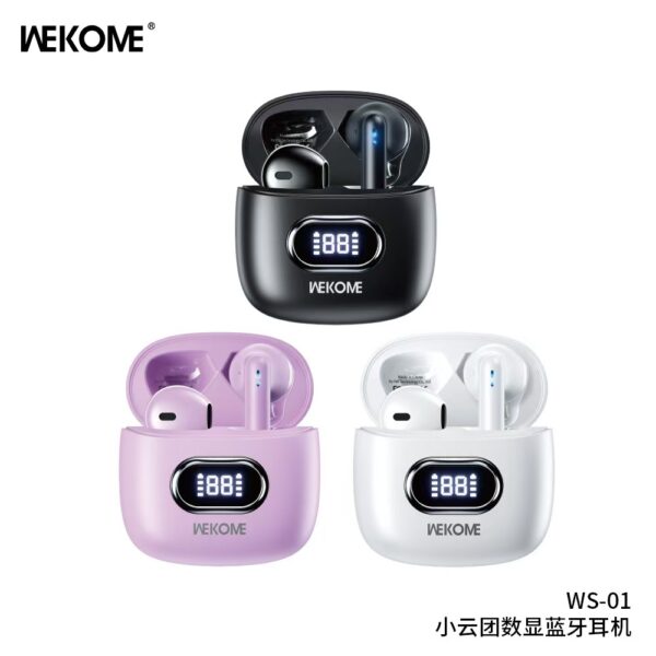 TWS Bluetooth Earbuds 5.3, Stereo Sound, Long Battery Life, Digital Display, In-Ear Wireless Earbuds.