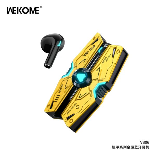 Pioneer Mecha Battleship, VB06 Zero Latency, TWS In-Ear Wireless Earbuds for eSports Gaming, Customizable Logo. - 图片 2