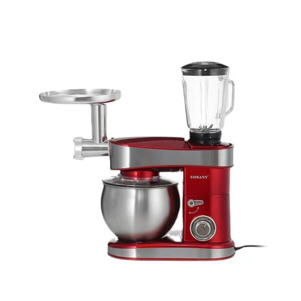 Multi-Function Home Chef Machine: 3-in-1 Juicer, Meat Grinder, Electric 6.5L Capacitive Cooking Assistant!