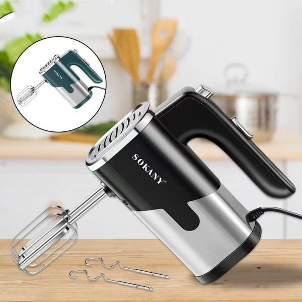 Household Handheld Stainless Steel Egg Beater and Dough Mixer - 图片 7