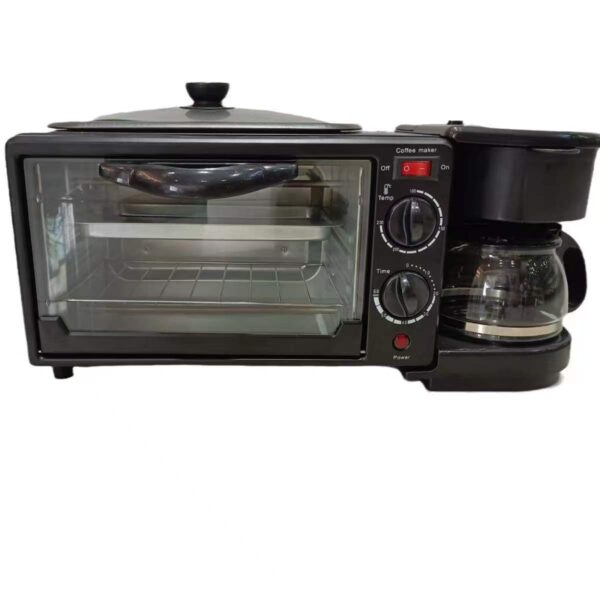 3-in-1 Breakfast Maker: Home Auto Toaster and Sandwich Machine with Timer Function! - 图片 6