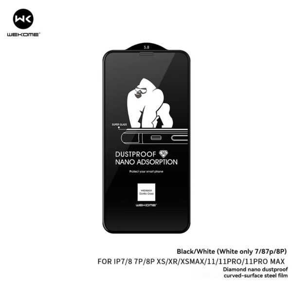 4D Anti-Peeping Cold Carved Tempered Glass Screen Protector for iPhone 16, 15, 14 Pro Max, Large Curvature - 图片 3